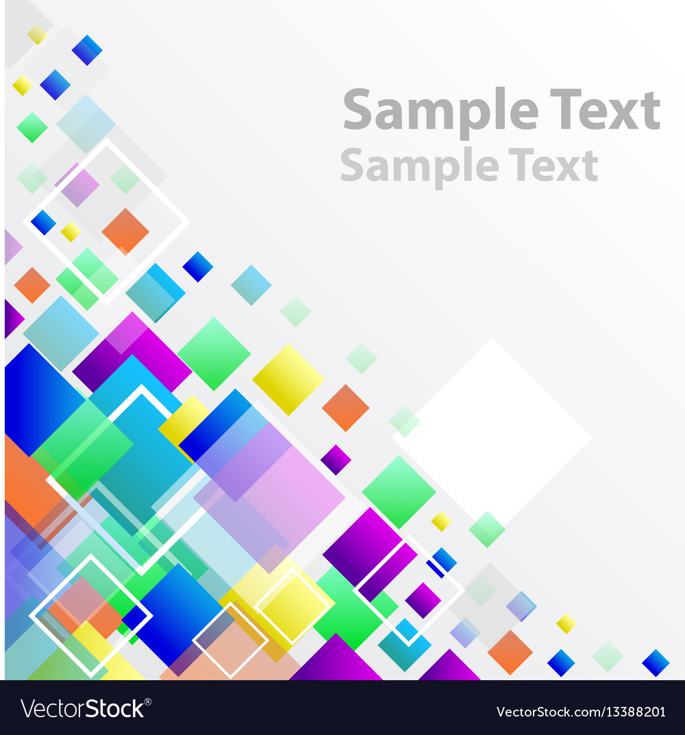 Square abstract banner Royalty Free Vector Image