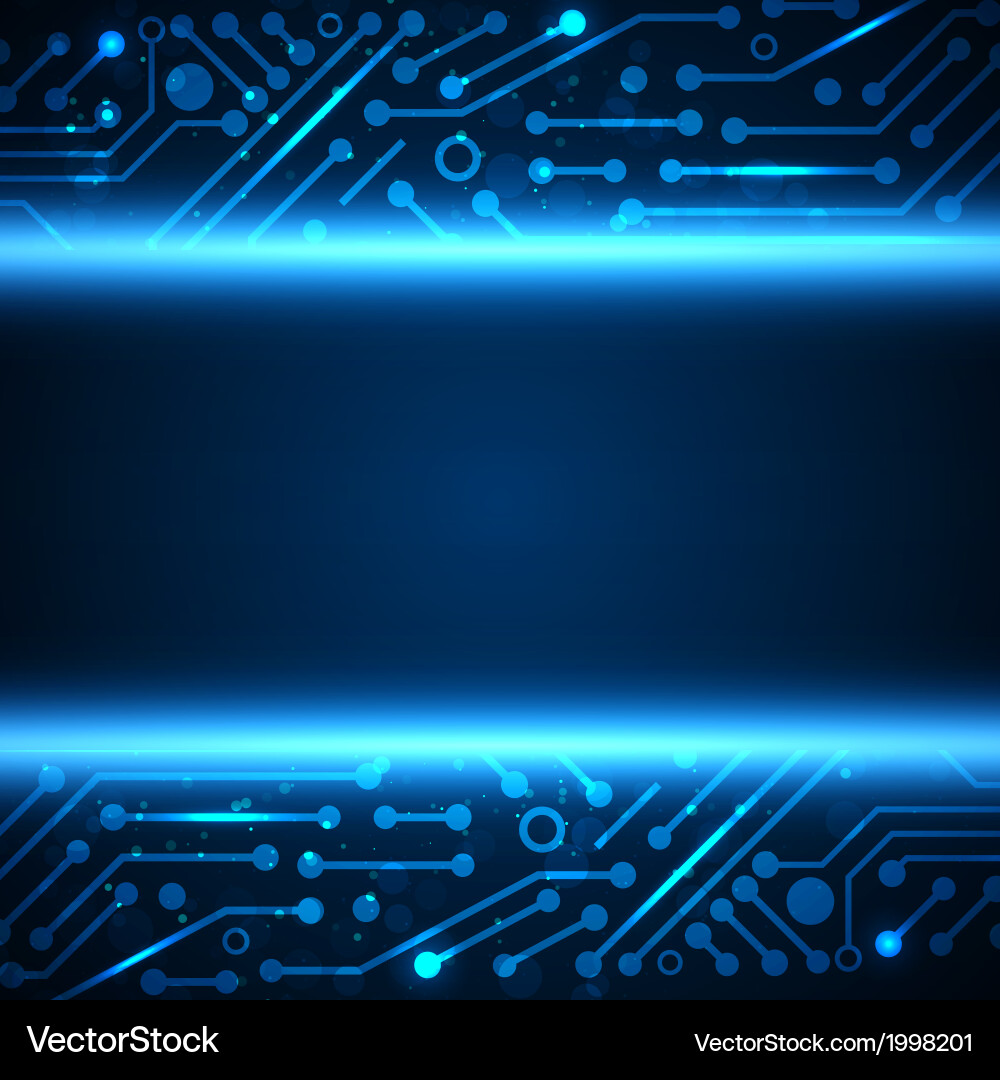 Technology background with space for your text Vector Image