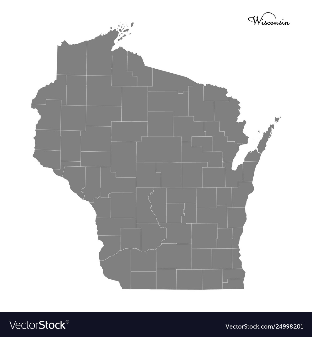 Wisconsin County Map