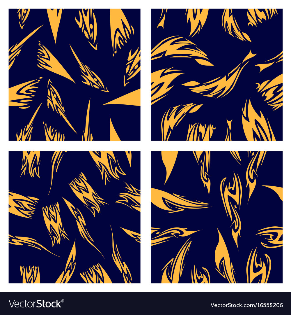 Assembly of patterns in striped style
