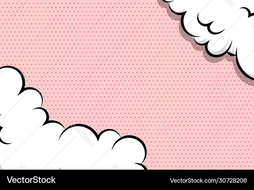 Comic book cartoon speech bubble for text Vector Image
