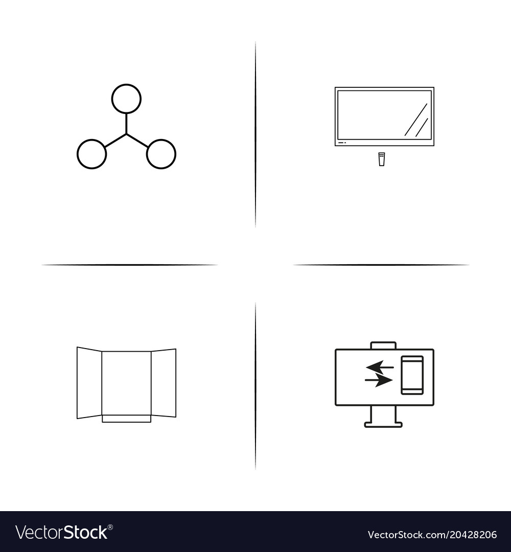 Devices simple linear icon setsimple outline icons