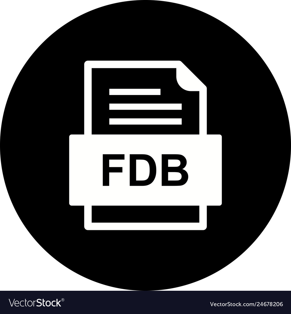 Fdb file document icon