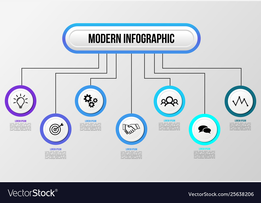 Infographic design template with options steps