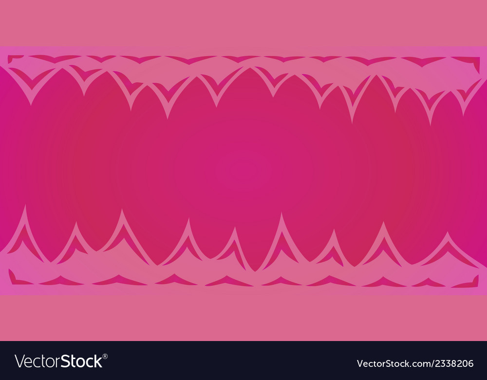 Red background of the cave with spikes