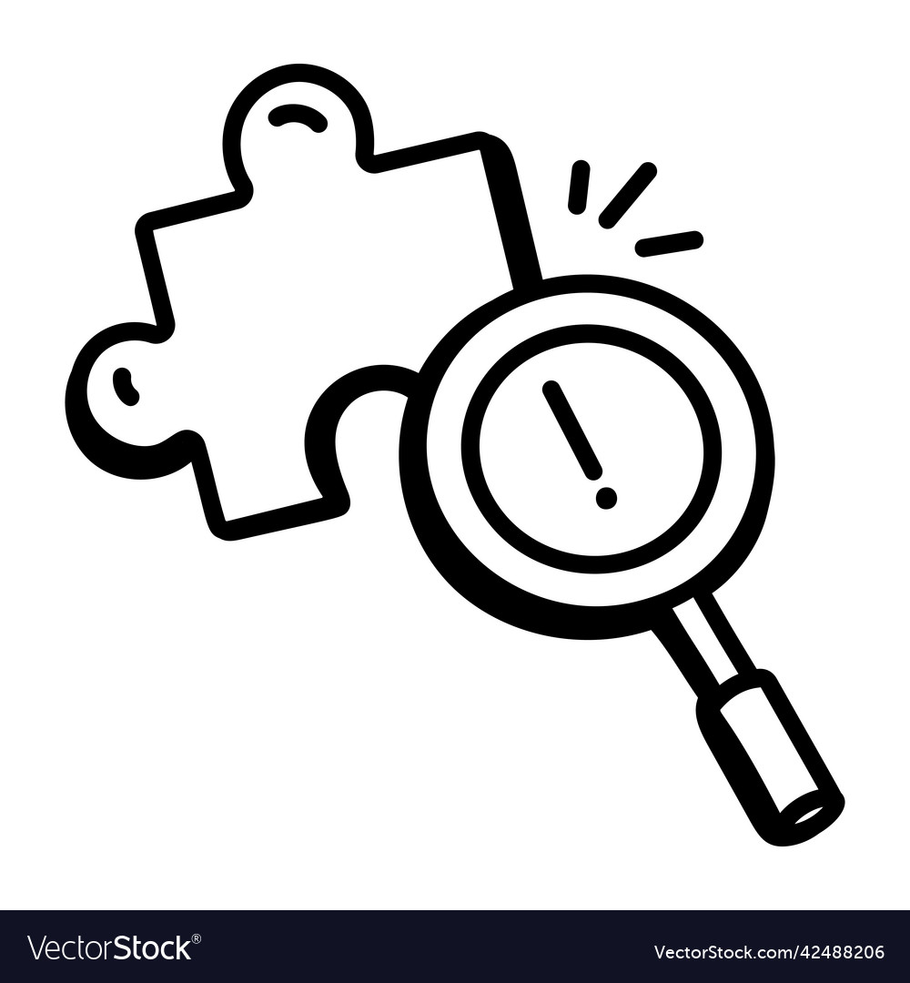 Search error Royalty Free Vector Image - VectorStock