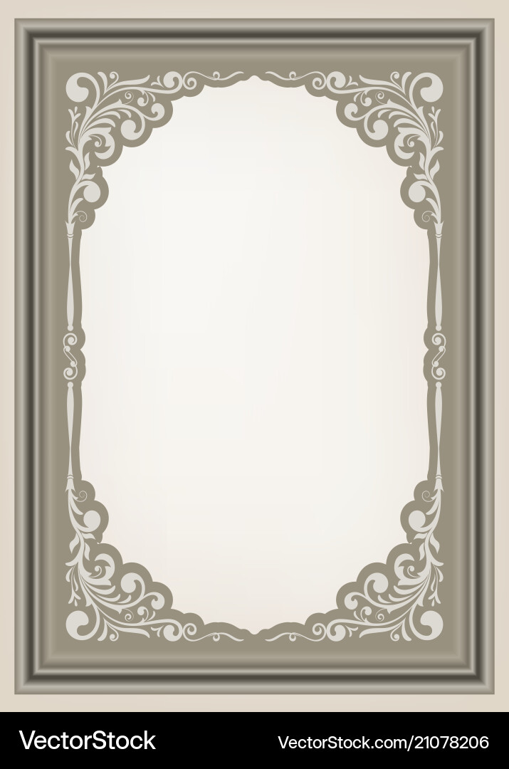 Vintage frame Royalty Free Vector Image - VectorStock