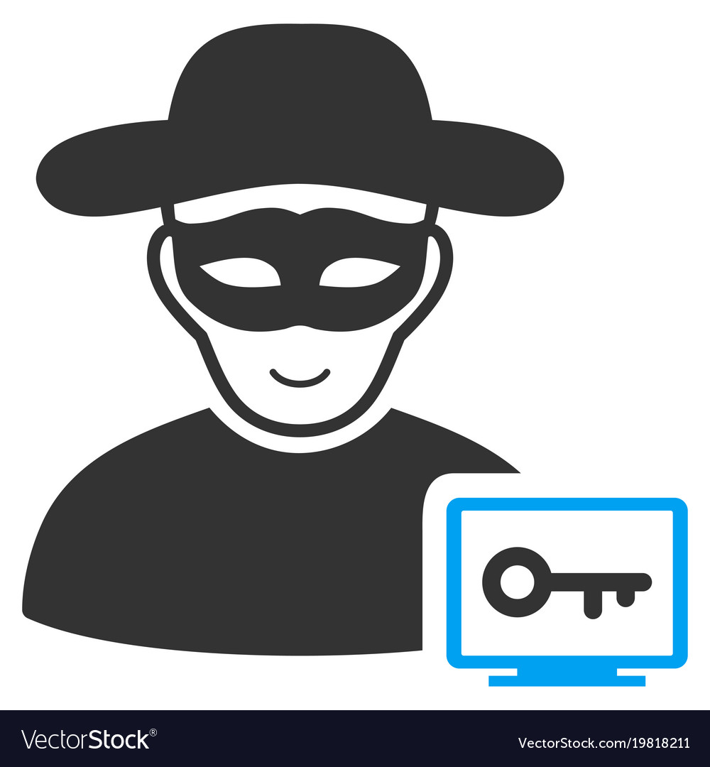 Computer hacker icon