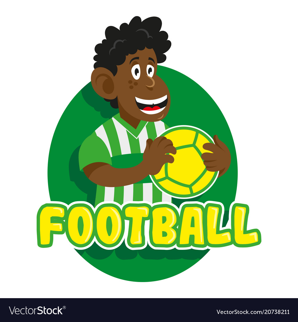 Football man Royalty Free Vector Image VectorStock