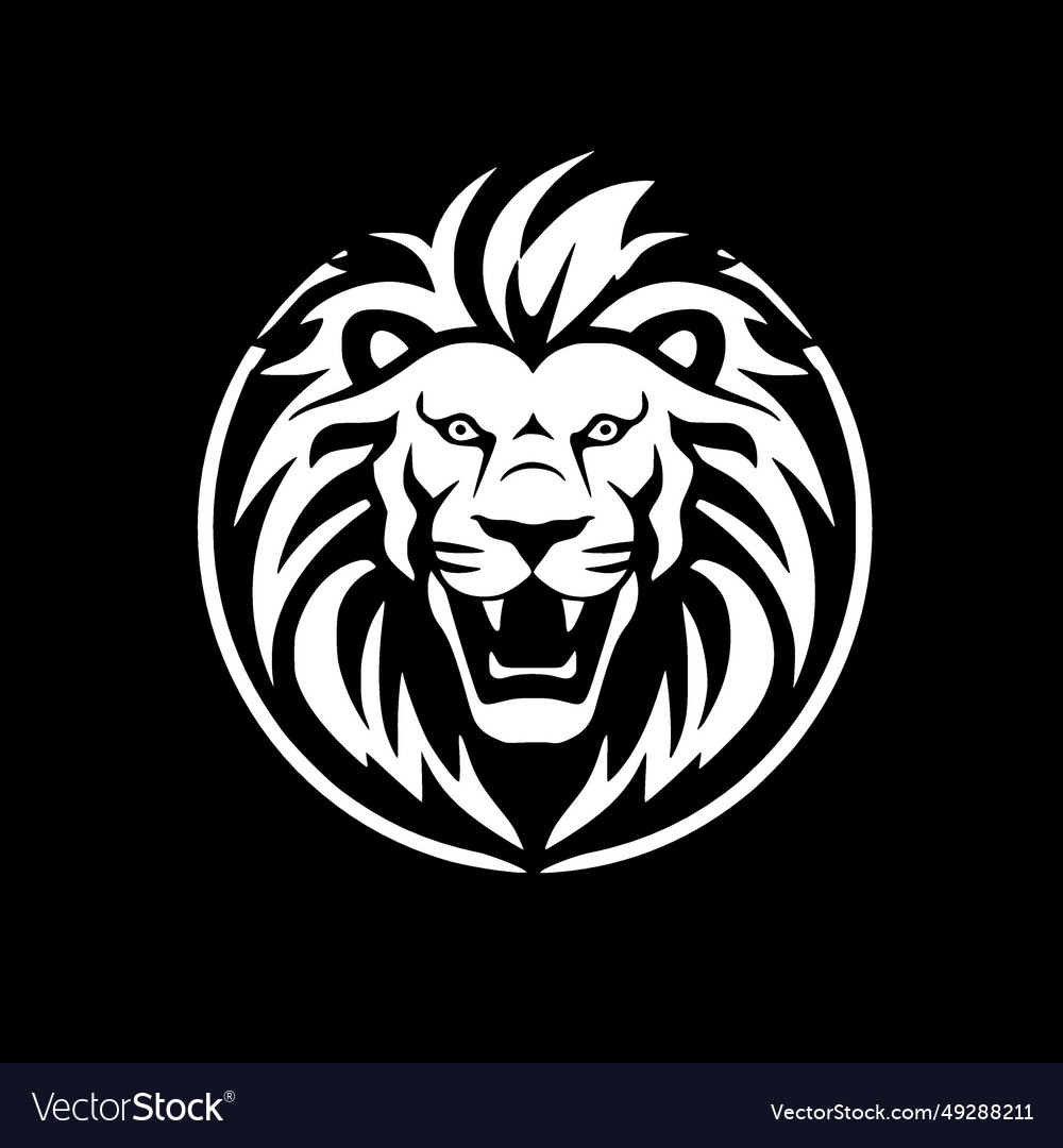 Lion - minimalist and flat logo