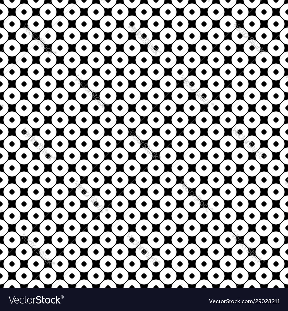 Monochrome seamless pattern circles texture