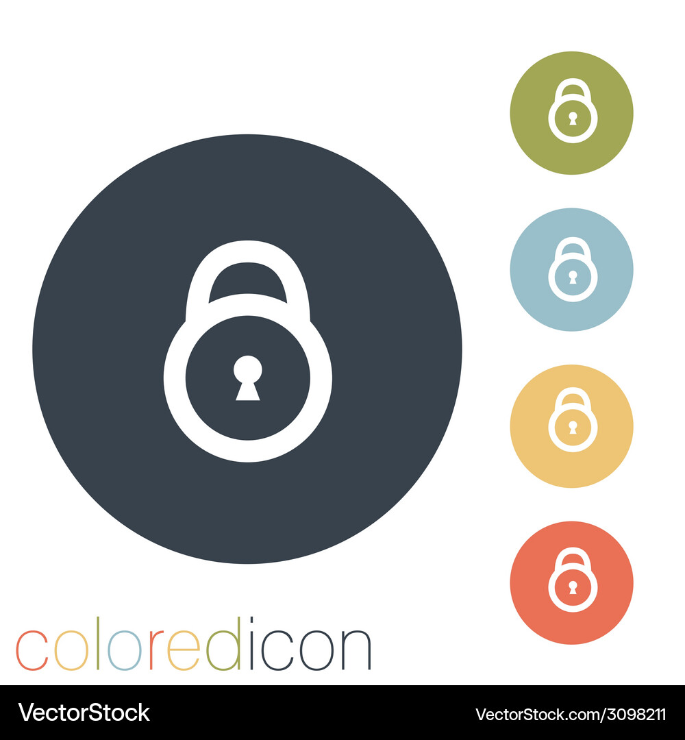 Padlock Royalty Free Vector Image - VectorStock