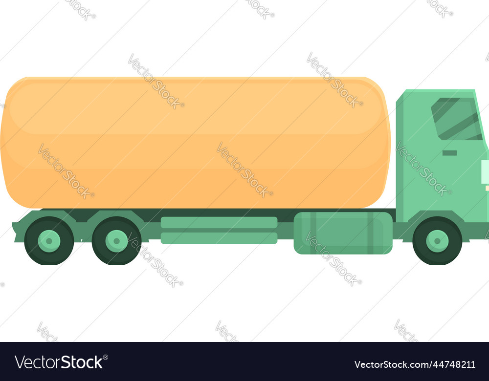 Petrol tank icon cartoon tanker truck