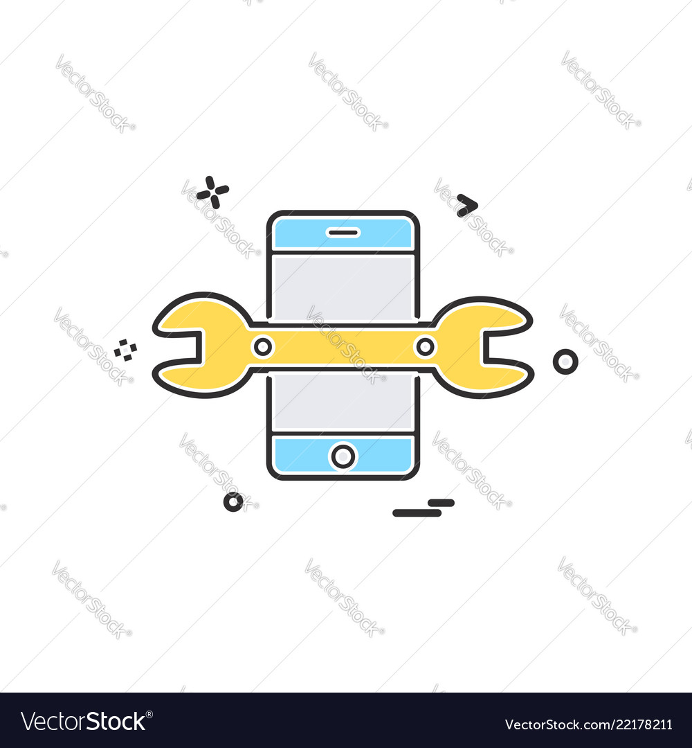 Setting icon design vector image Setting icon design