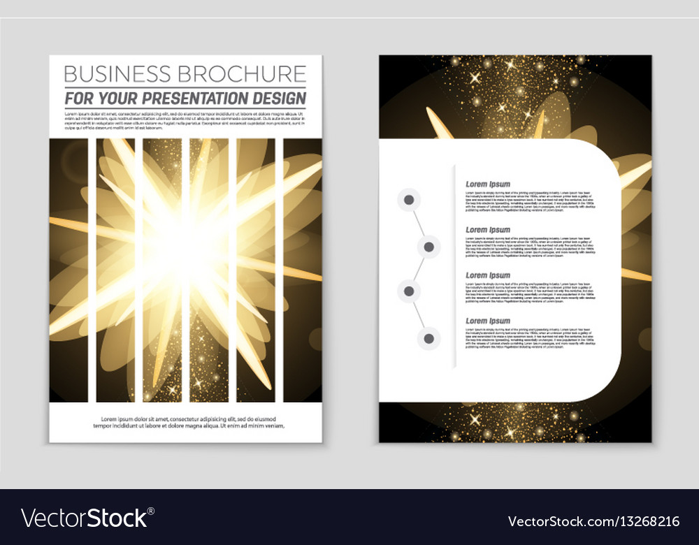 Abstract layout background set for art
