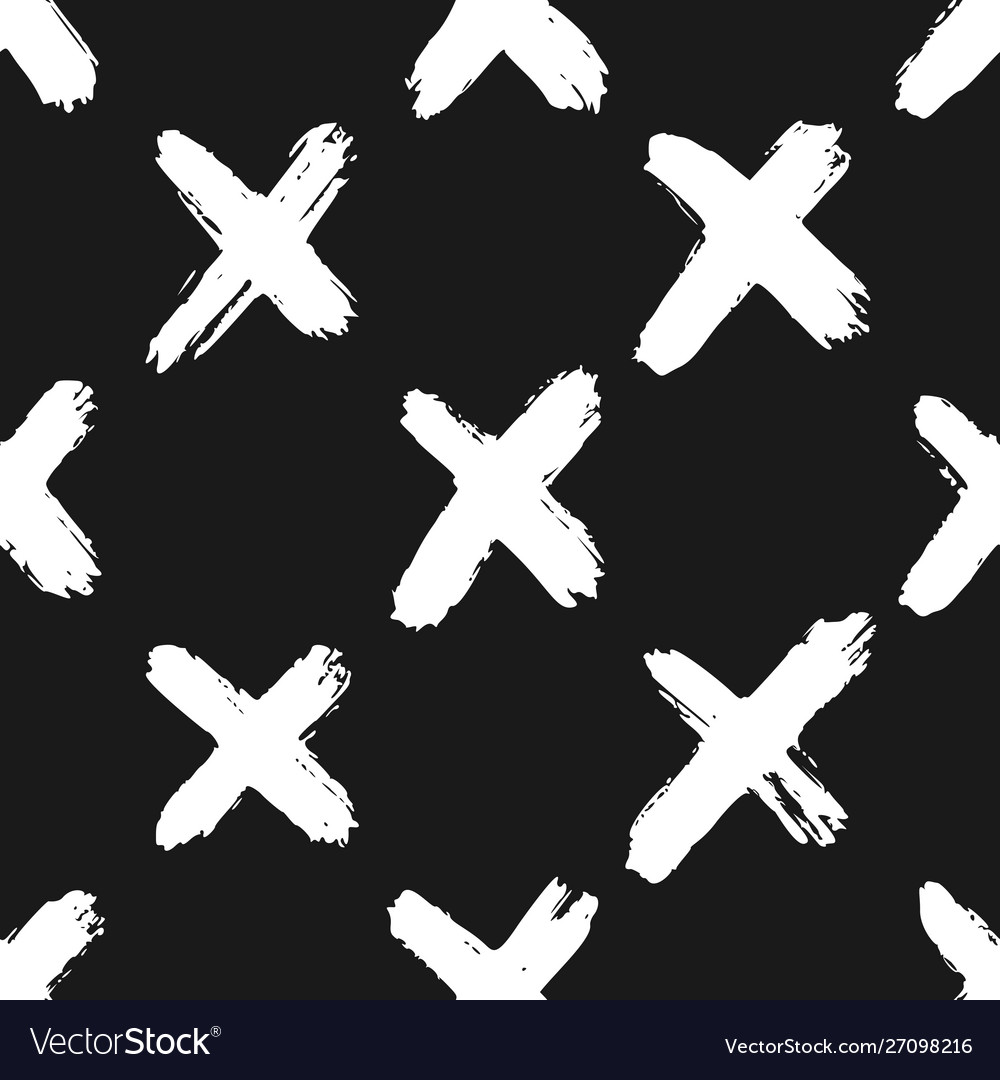 Ink crest pattern vector image Ink crest pattern