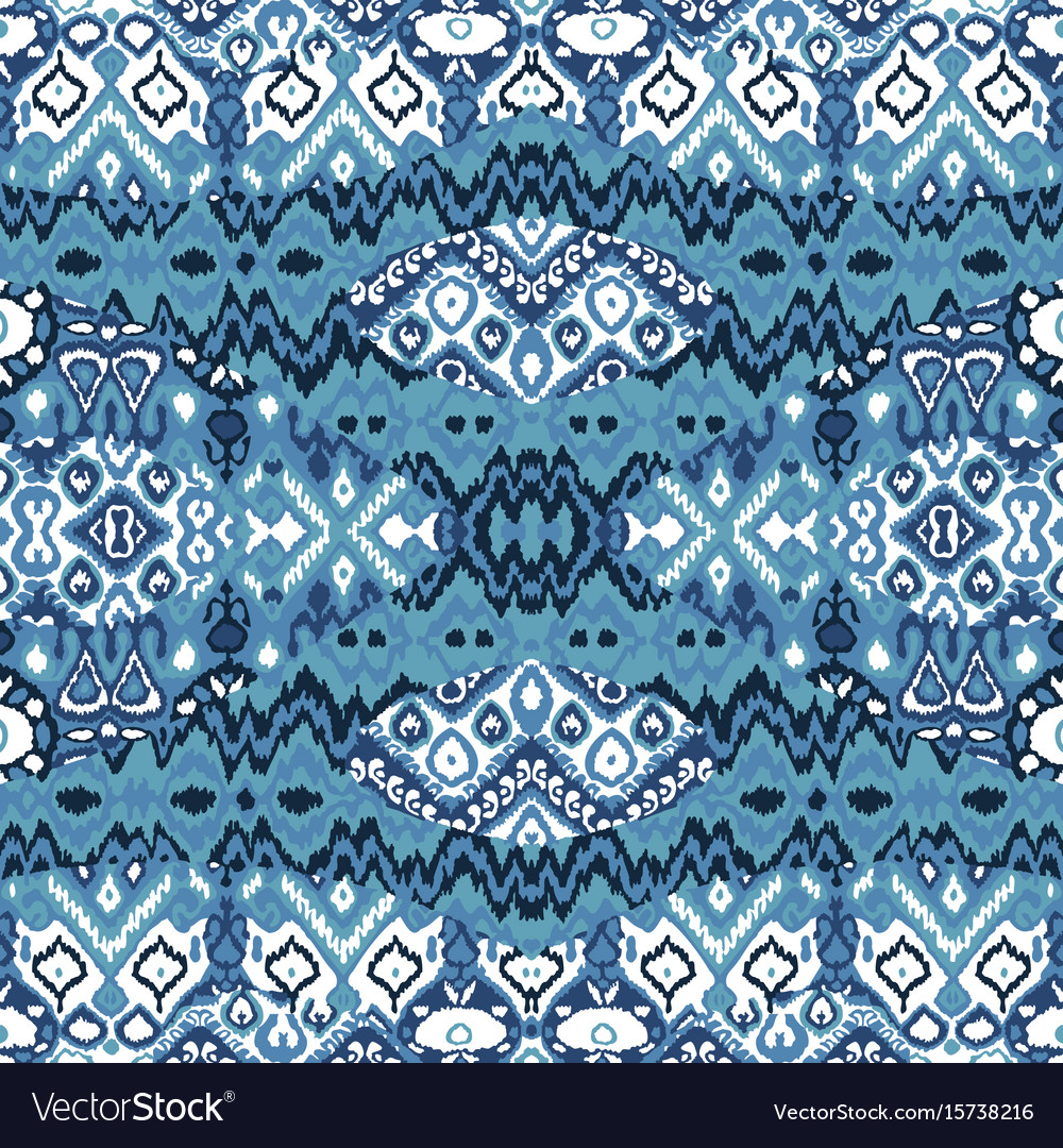 Intricate Zigzag Geometric Pattern