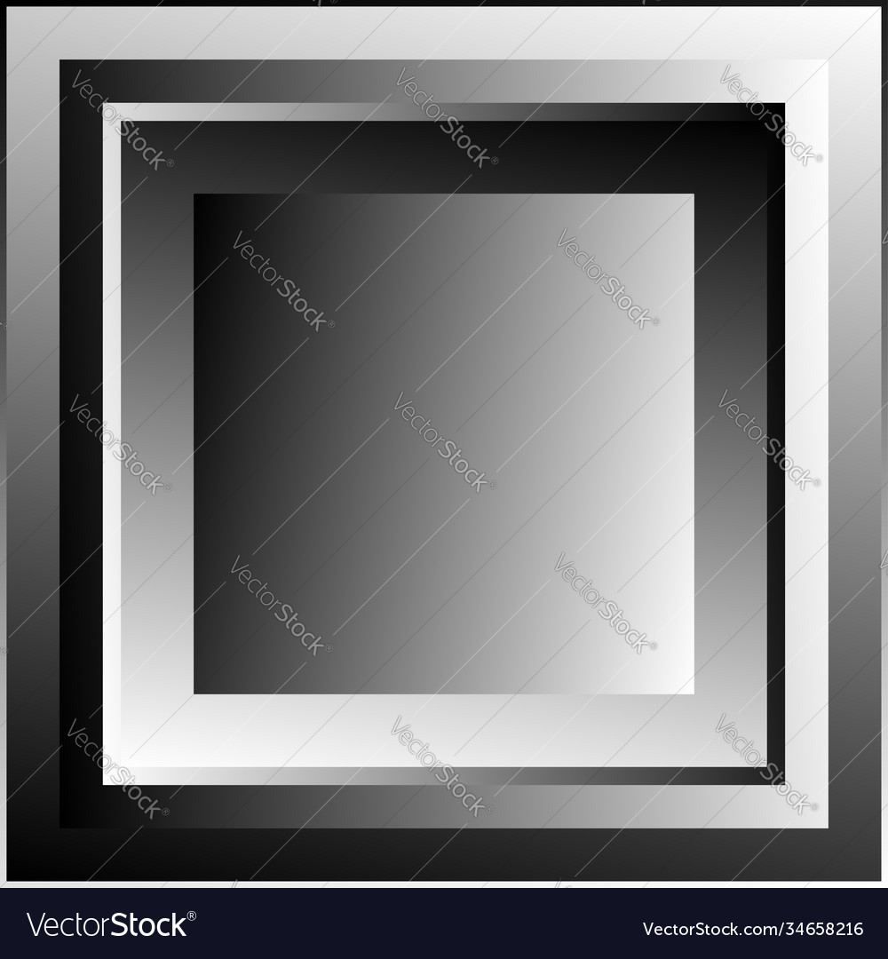 Overlapping squares blocks grayscale vector image Overlapping squares blocks grayscale