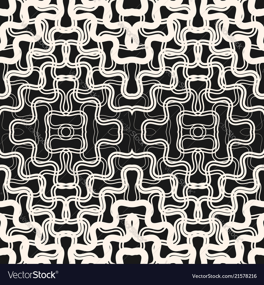 Seamless pattern with tangled curved fading shapes vector image Seamless pattern with tangled curved fading shapes