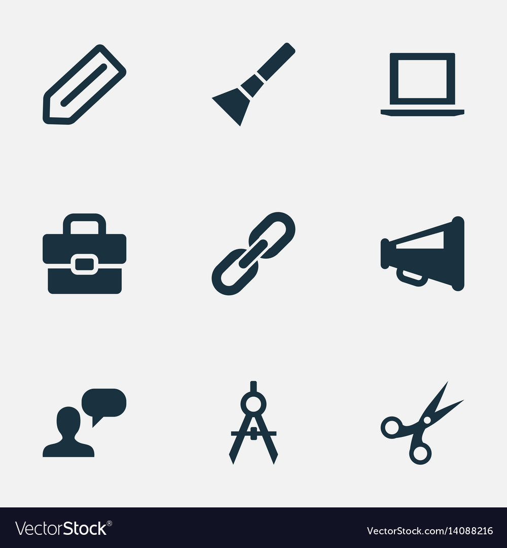 Set of simple ui icons