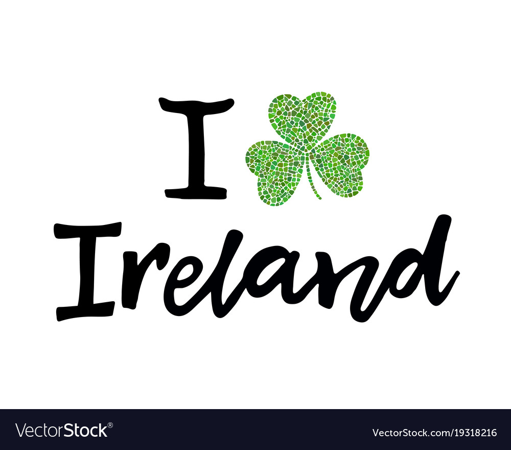 St. Patrick's Day Clover Poster