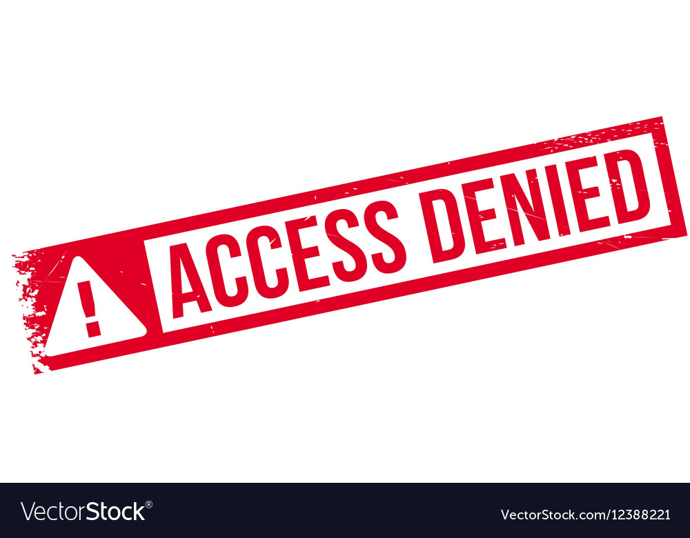 Access Denied Stamp