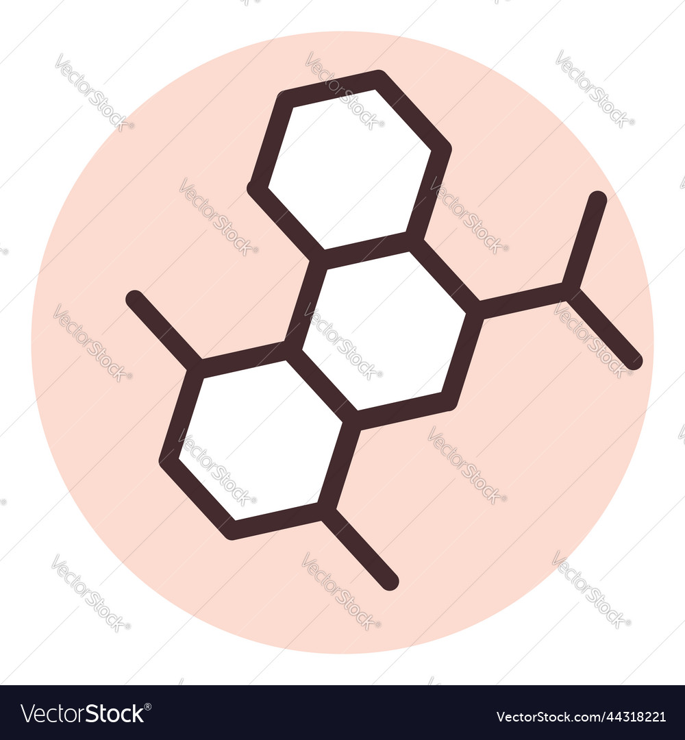 Biochemistry molecular structure on white Vector Image