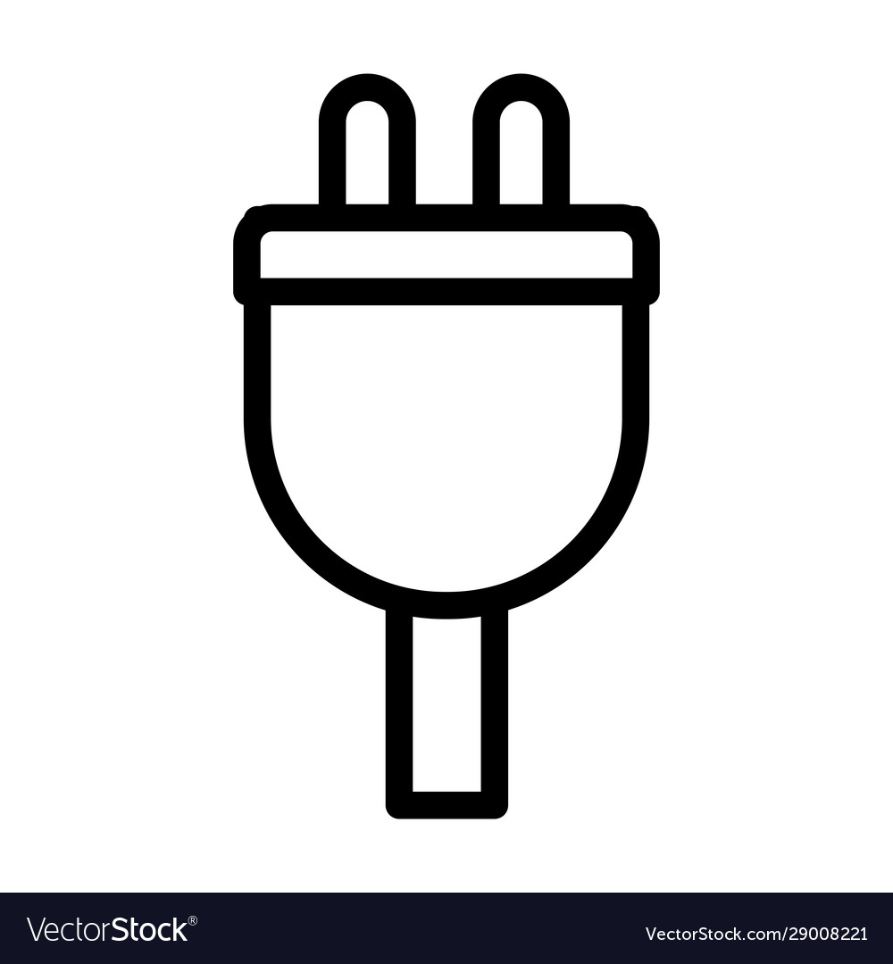 Ecology energy power plug icon