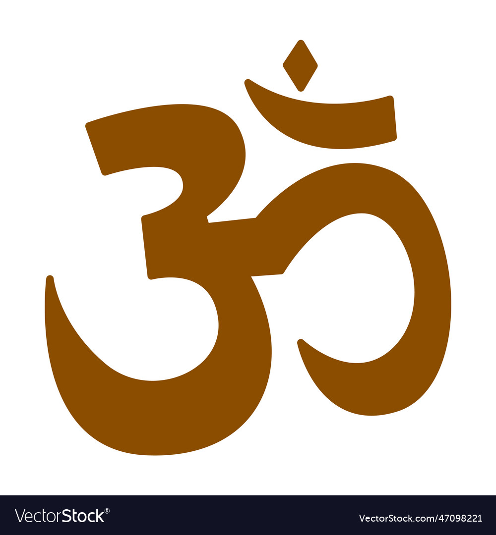 Simple modern buddhist Royalty Free Vector Image