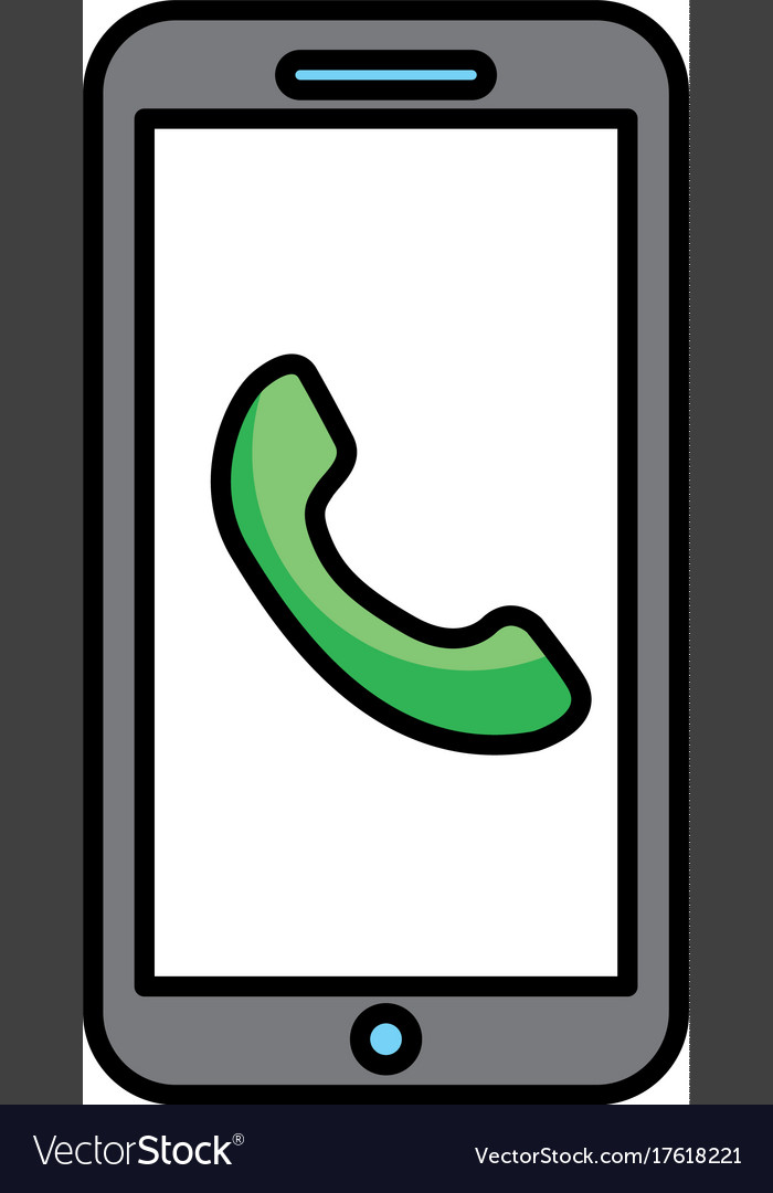 Smartphone customer service online app assistance vector image
