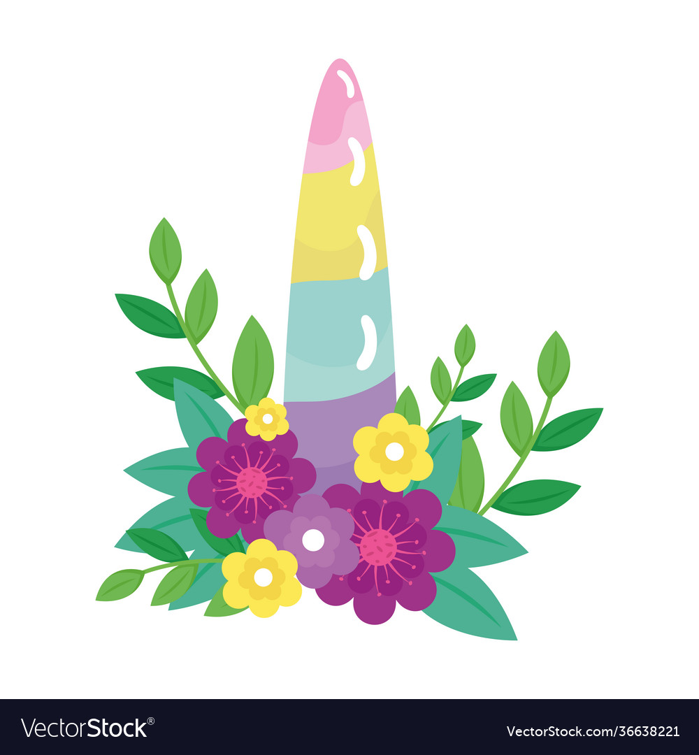 Unicorn horn icon Royalty Free Vector Image - VectorStock