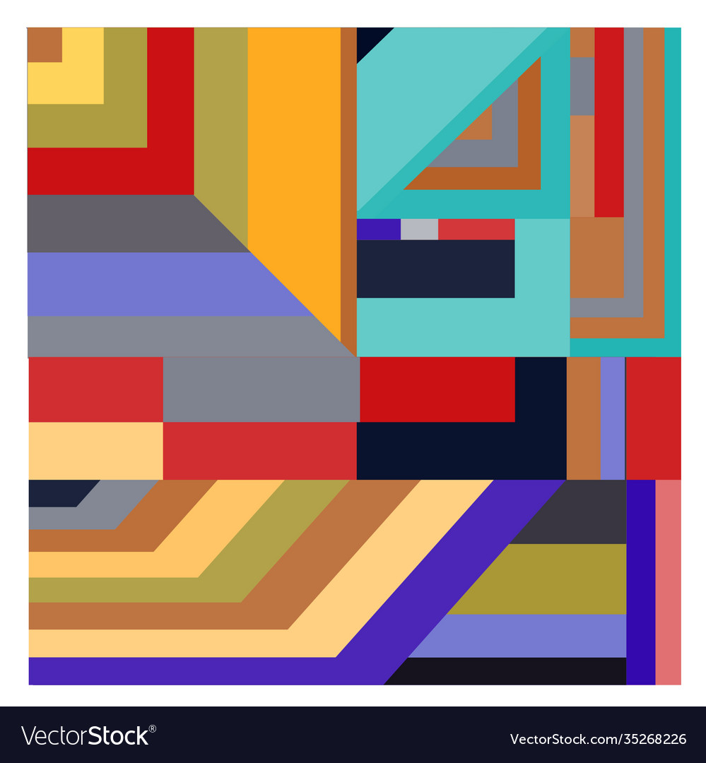 Colorful geometric and curve background pattern
