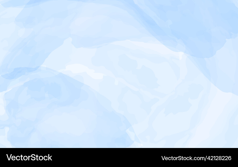 Hand painted watercolor sky and clouds abstract Vector Image