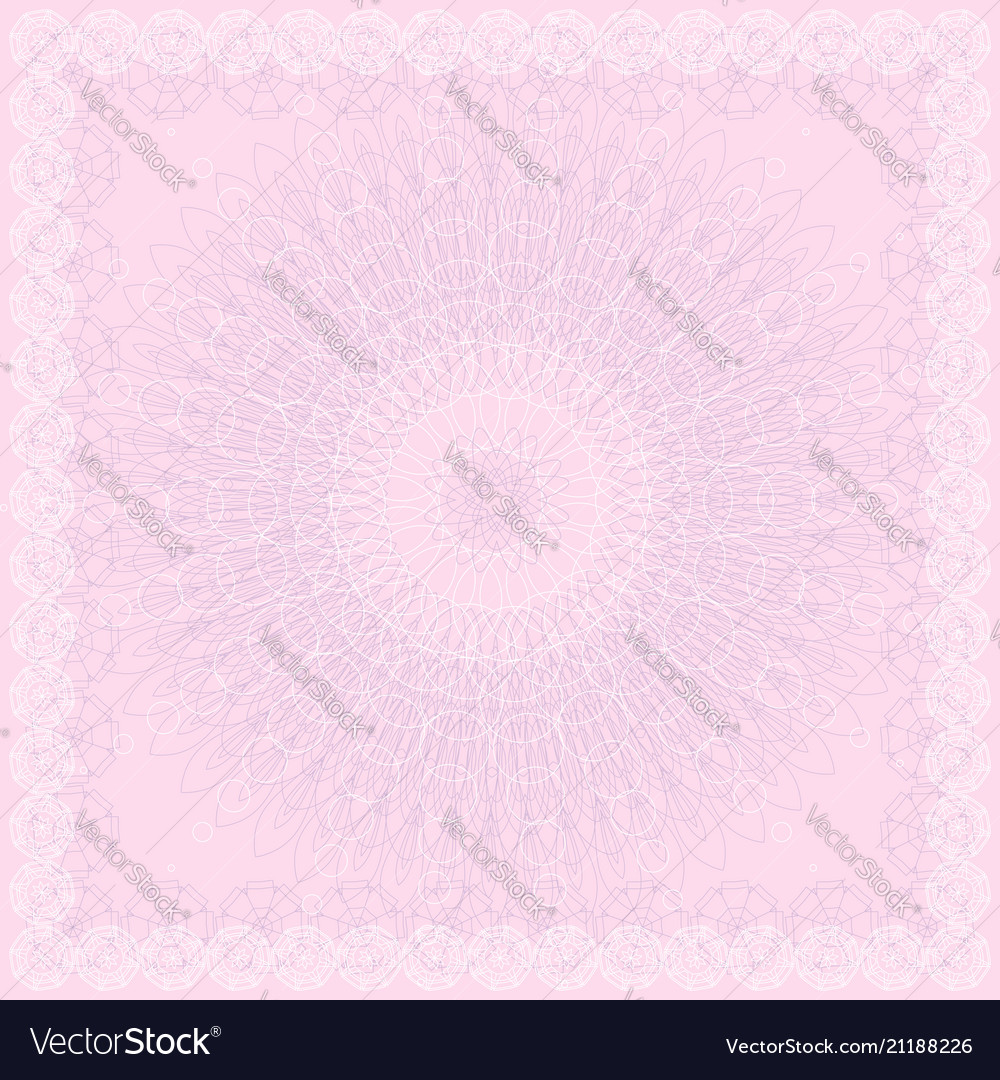 Pink Certificate Background - Vignettes