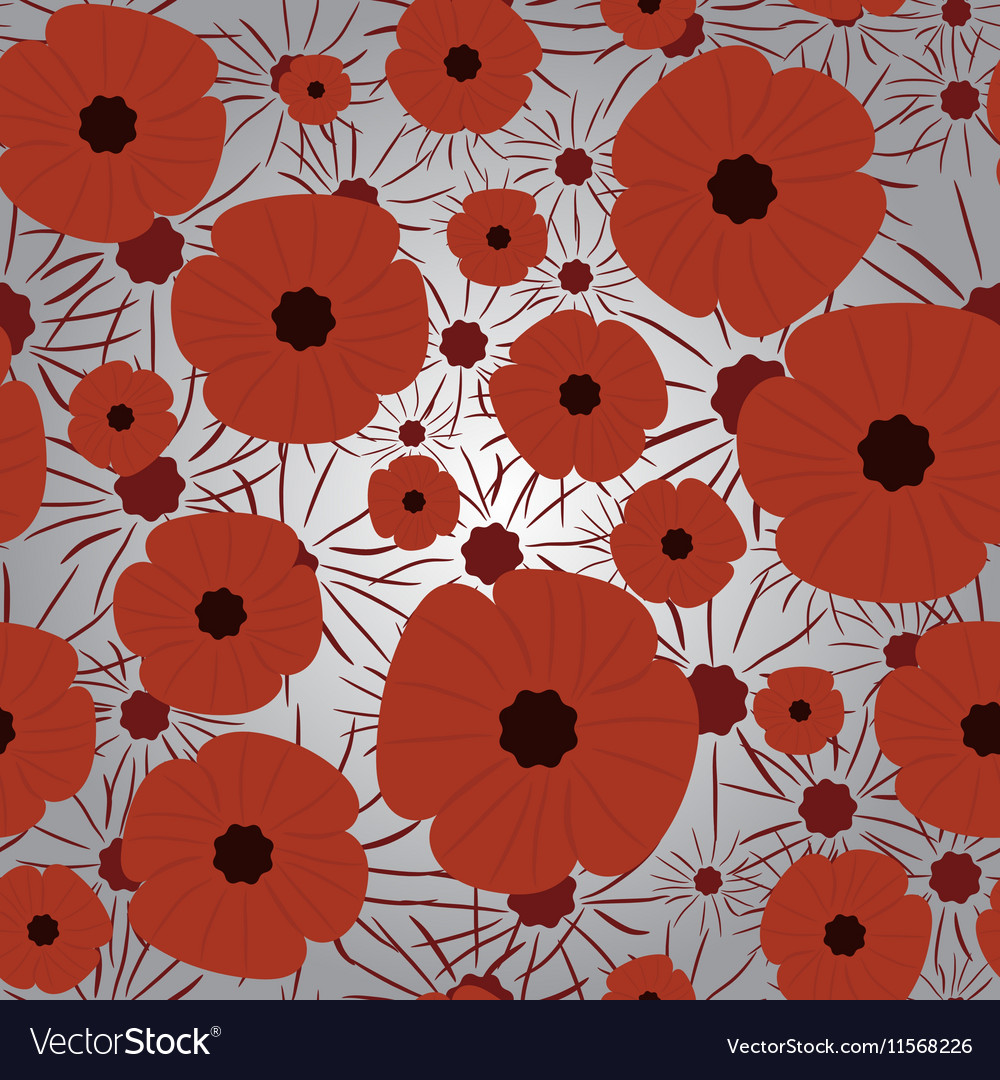 Remembrance day seamless pattern