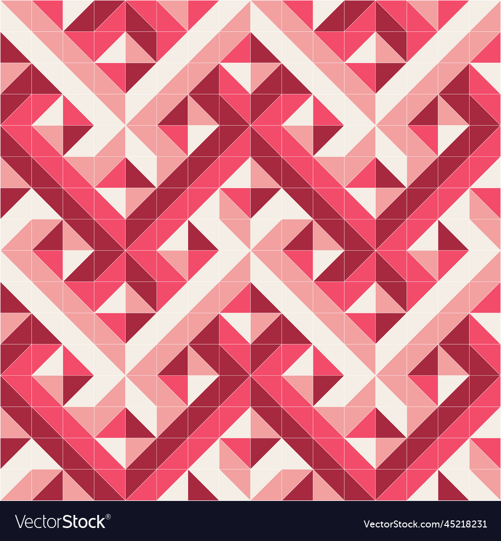 Abstract geometric pattern multilayers mesh red