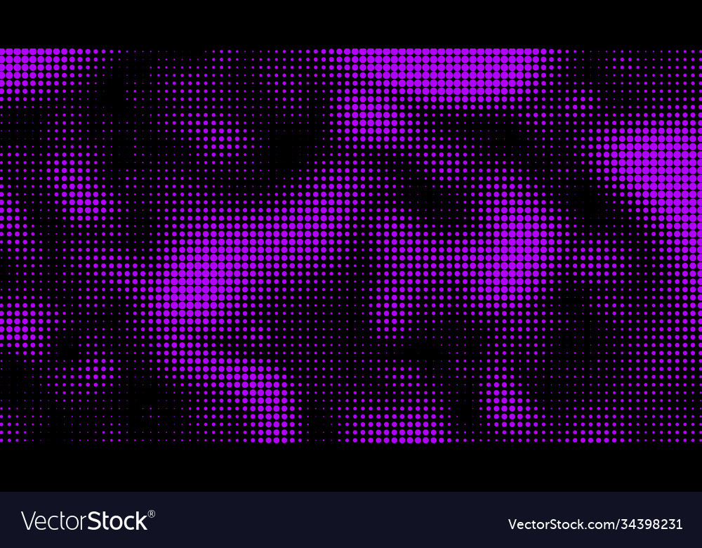 Colored dot array background isolated sea wave vector image Colored dot array background isolated sea wave