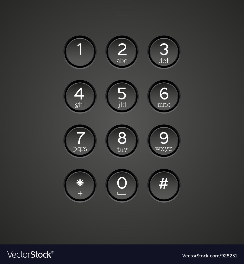 Digital Keypad Background