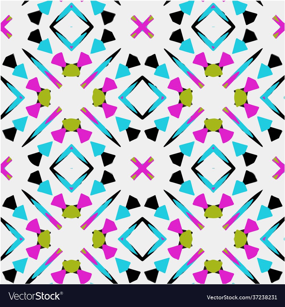 Geometric pattern with triangular elements vector image Geometric pattern with triangular elements