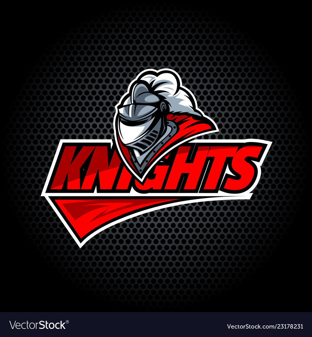 Knights for sport team Royalty Free Vector Image