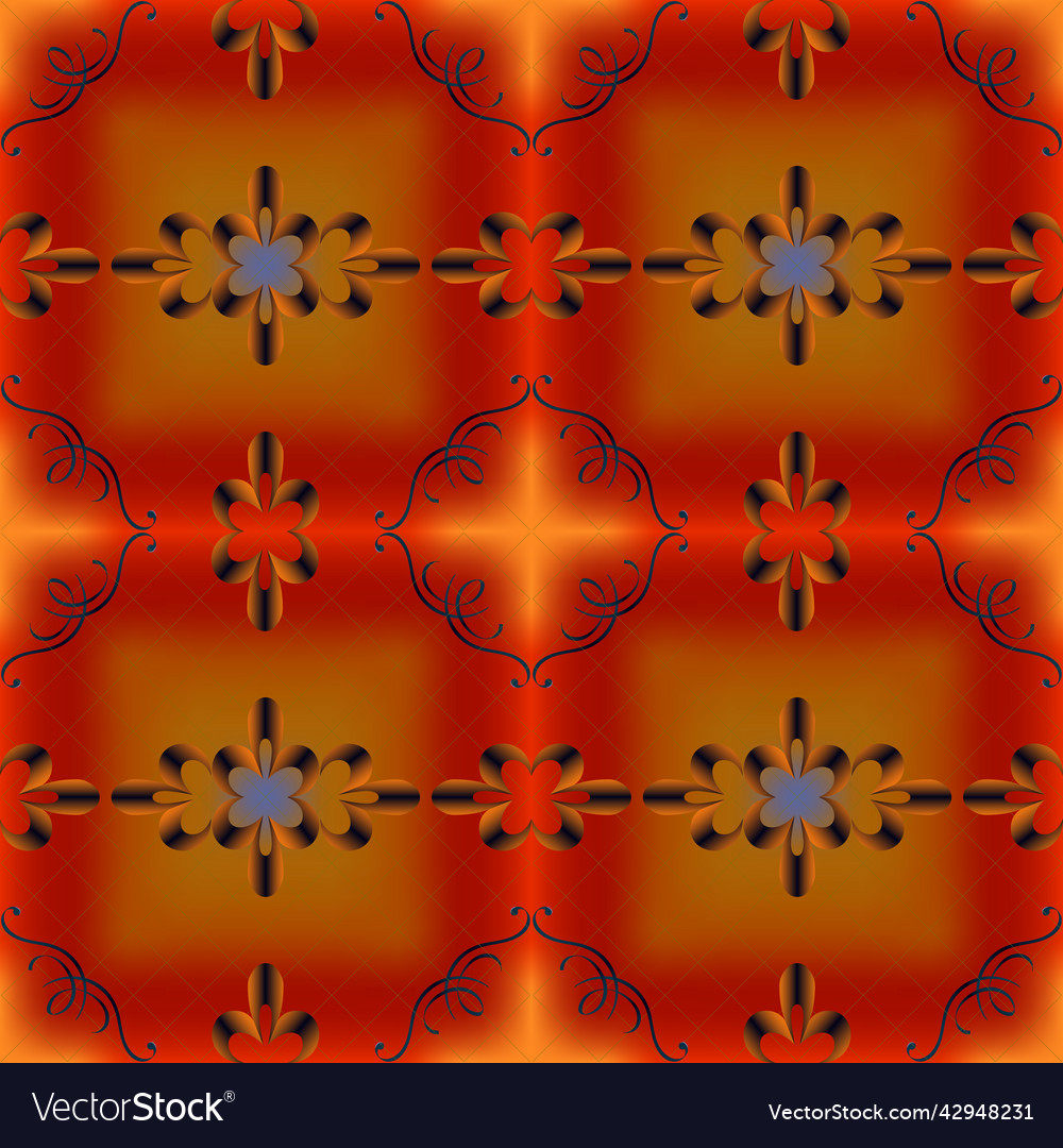 Seamless abstract colorful pattern of elements
