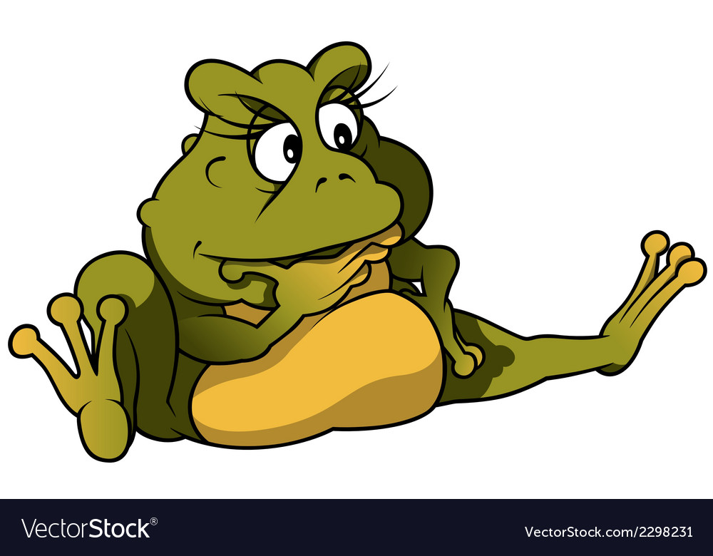 Sitting frog