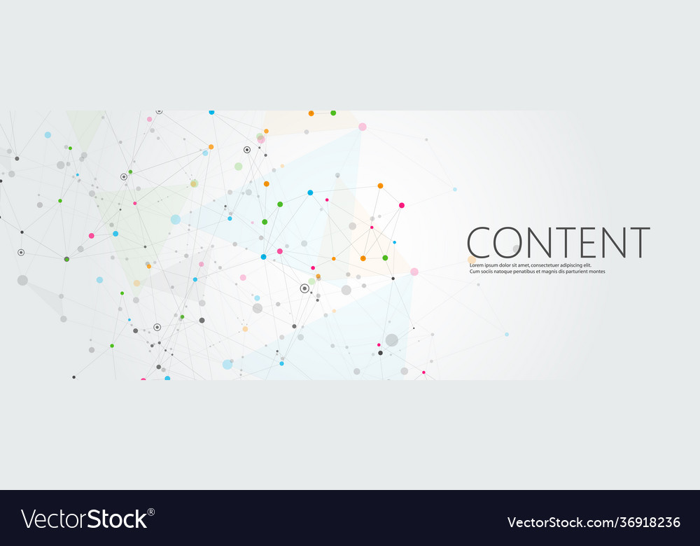 Abstract polygonal horizontal background Vector Image