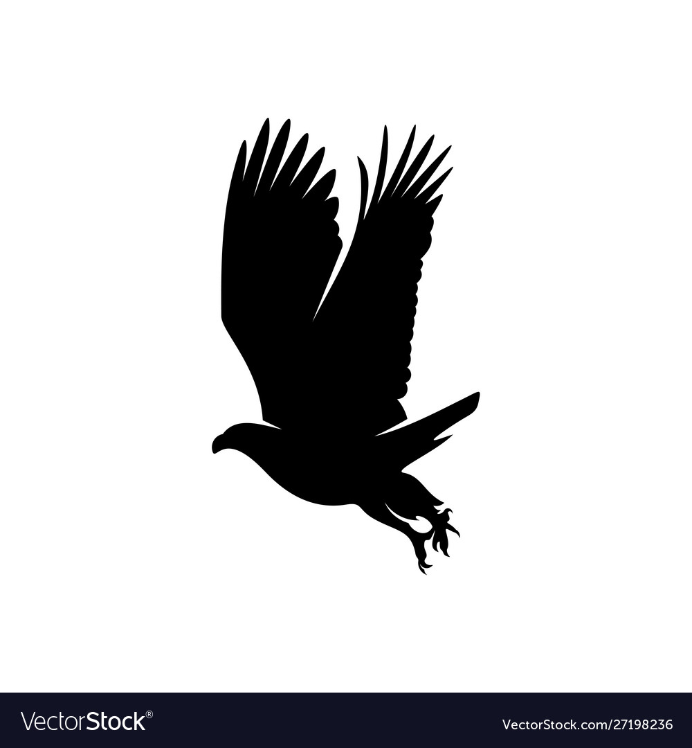 Eagle logo design template Royalty Free Vector Image