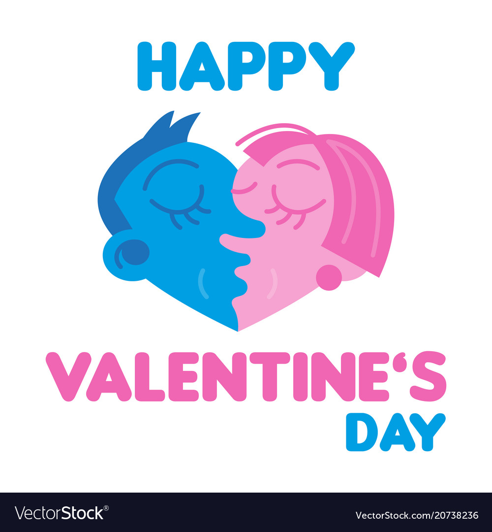 Happy valentines day logo