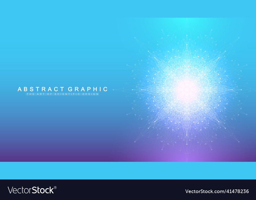 Quantum computing concept deep learning Royalty Free Vector