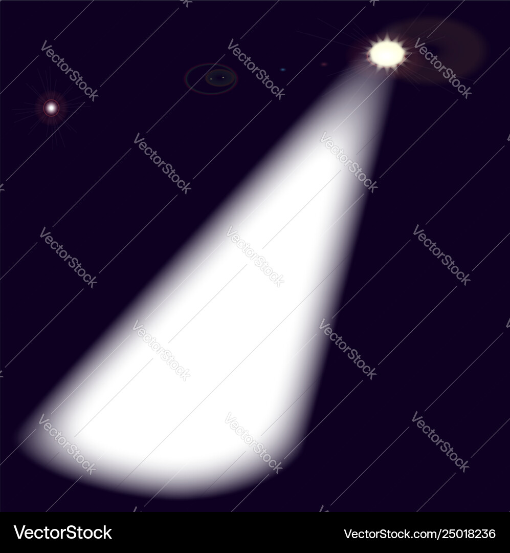 Spotlight Royalty Free Vector Image - VectorStock