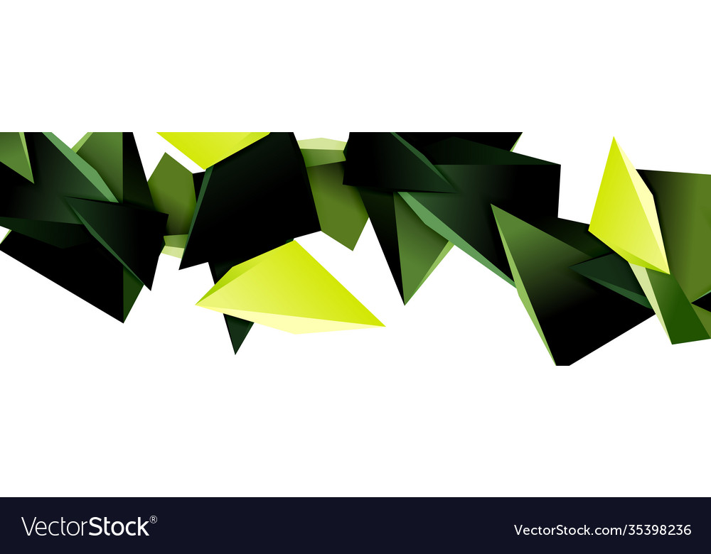 Triangle mosaic abstract background 3d triangular Vector Image Triangle mosaic abstract background 3d triangular