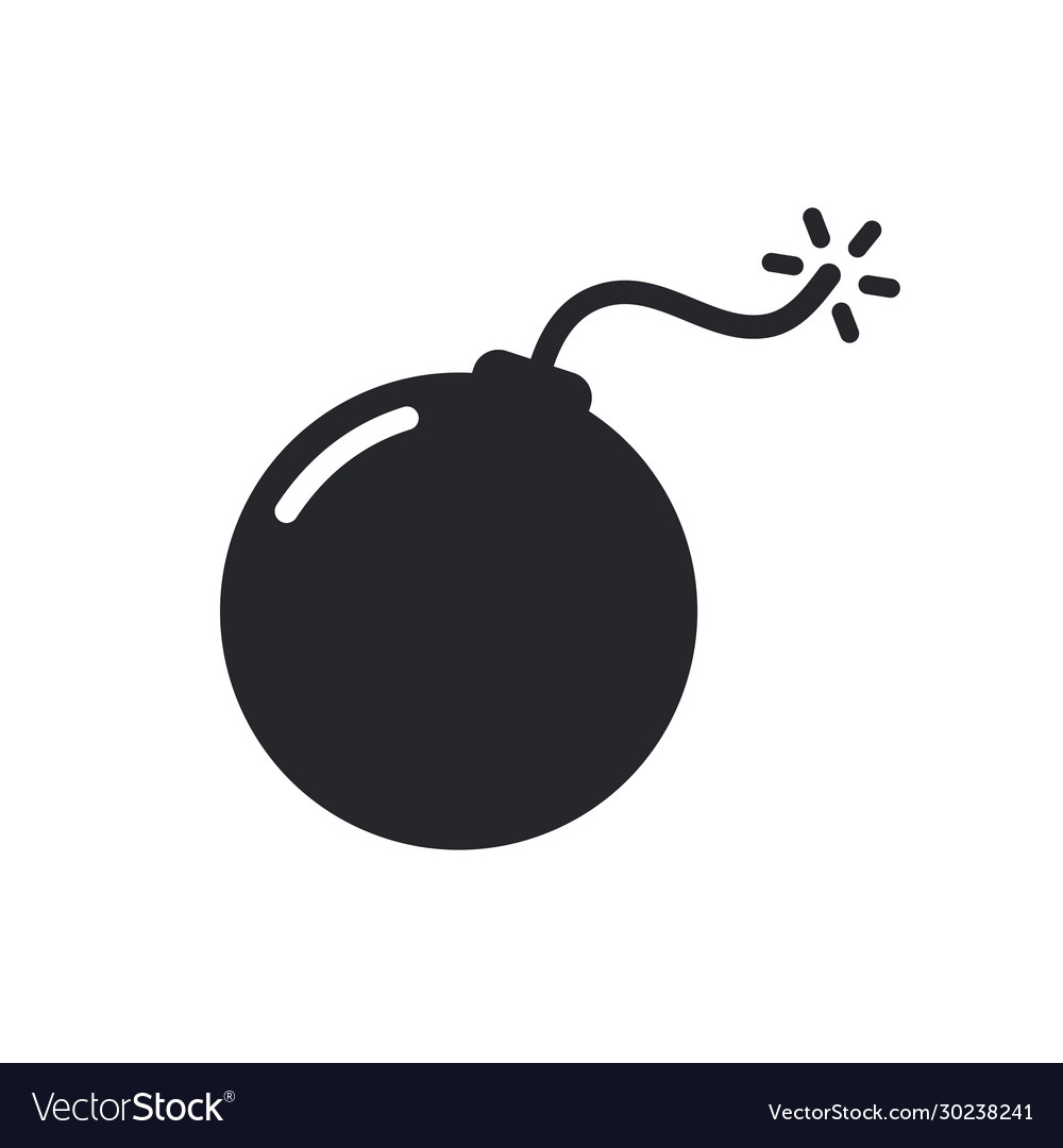Bomb Icon Cartoon Dynamite Violence Royalty Free Vector Bomb Icon Cartoon Dynamite Violence Royalty Free Vector