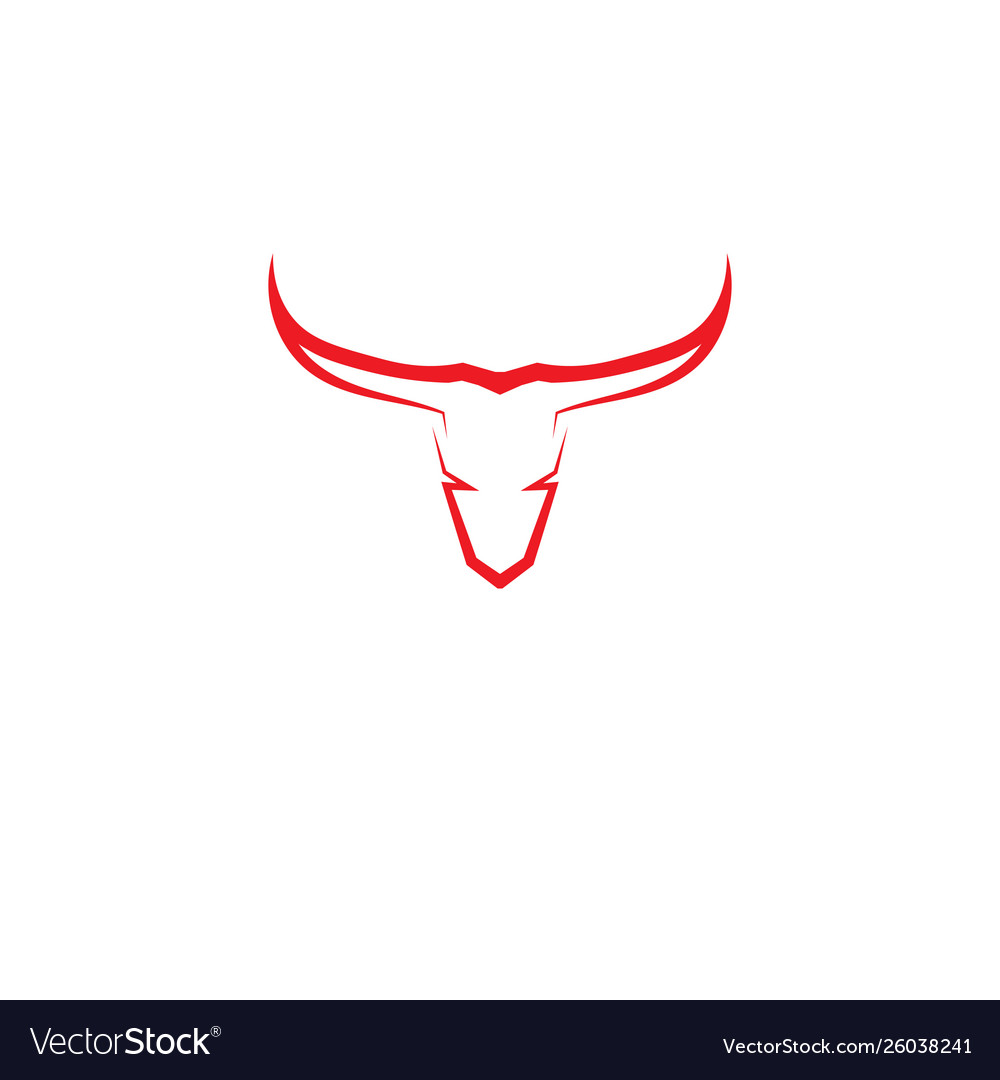 Cow logo template icon